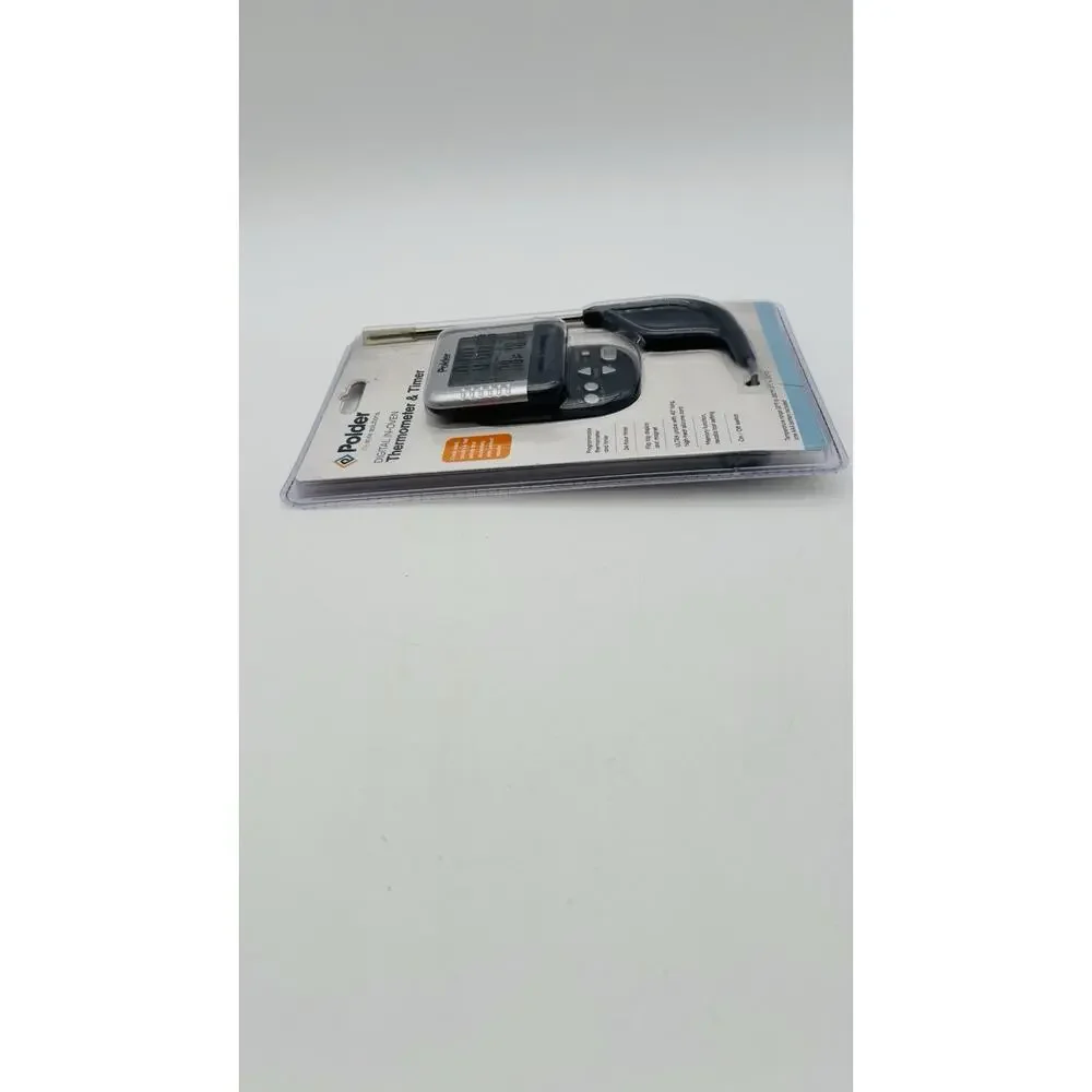 New Polder Digital In-Oven Thermometer & Timer THM-362-86 New Sealed